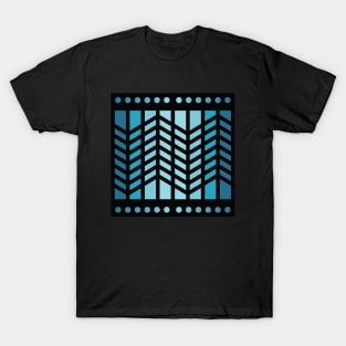 “Dimensional Extension” - V.3 Blue - (Geometric Art) (Dimensions) - Doc Labs T-Shirt